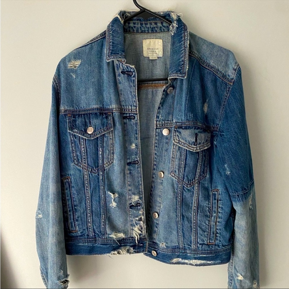 TWO TONED DENIM JACKET